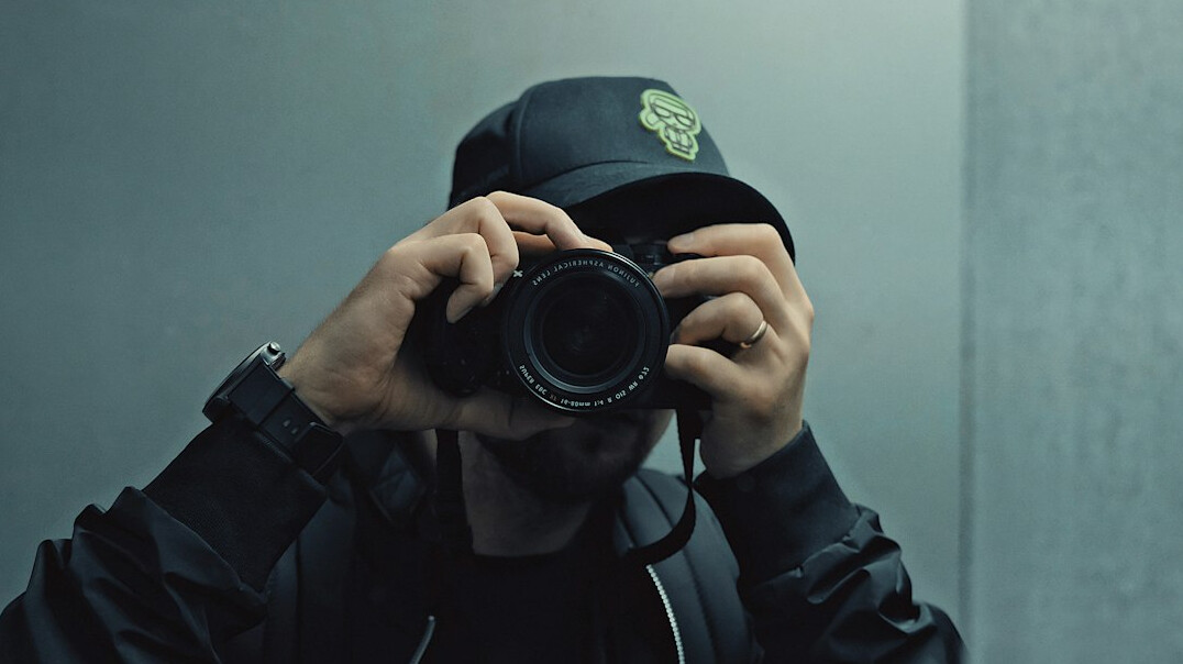 Studio portrait of a Swiss camera operator and equipment specialist